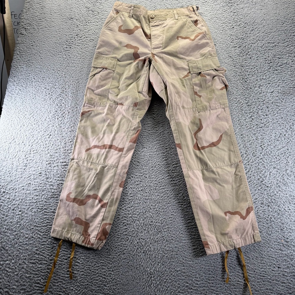 US Army Pant Men S Brown Camo Cargo Straight Leg Military Uniform Combat Trouser